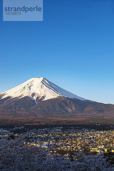 Berg Fuji  3776m  UNESCO-Welterbe  Präfektur Yamanashi  Honshu  Japan  Asien