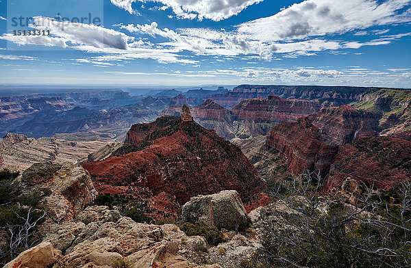 Noth Rim  Grand Canyon  Grand Canyon National Park  Arizona  USA