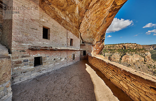 Balkonhaus  Felsenwohnungen  Mesa Verde National Park  Colorado  USA