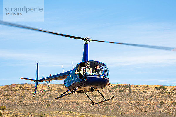 Hubschrauberflug über ländlicher Landschaft  Kapstadt  Westkap  Südafrika