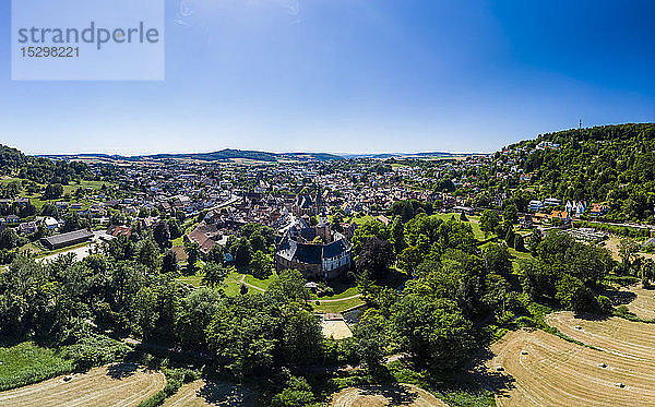 Deutschland  Hessen  Wetterau  Budingen mit Schloss Budingen