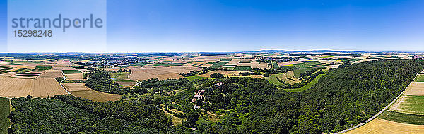 Deutschland  Hessen  Wetterau  Antenne von Schloss Naumburg