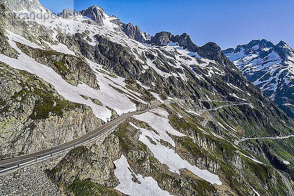 Schweiz  Kanton Uri  Luftaufnahme des Sustenpasses