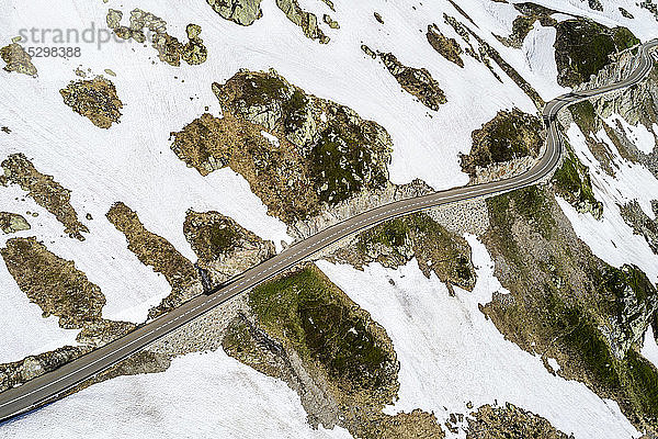 Schweiz  Kanton Uri  Luftaufnahme des Sustenpasses
