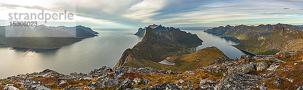 Landschaftliche Ansichten auf den Lofoten