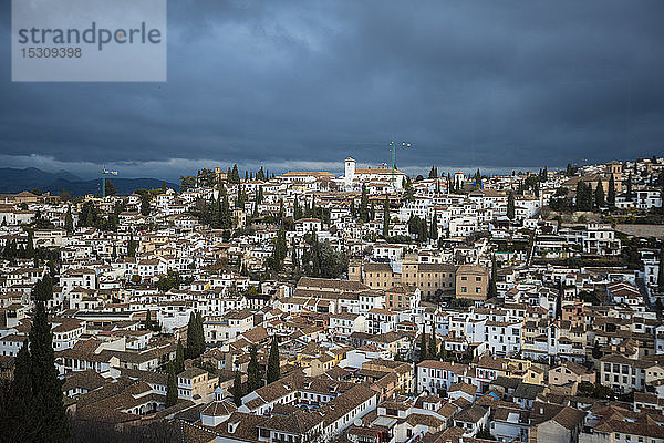 Ansicht von Albayzin  Granada  Spanien