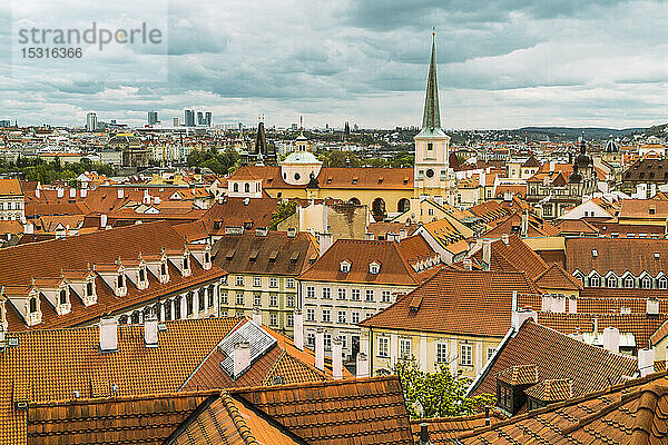Stadtbild  Kleinseite von Prag  Tschechische Republik