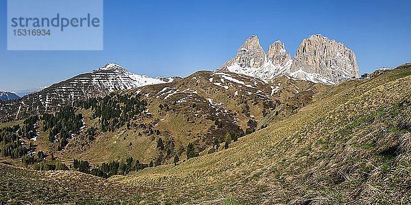 Sellapass  Dolomiten  Südtirol  Italien