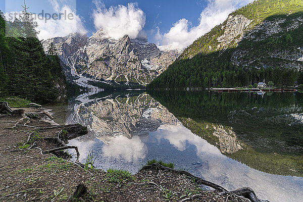 Pragser Wildsee  Pragser Dolomiten  Südtirol  Italien
