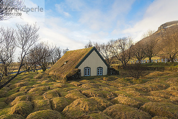 Island  Südisland  Hof  Hofskirkja Kirche