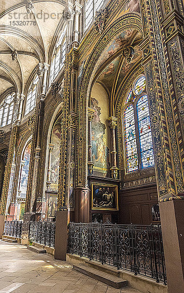 Frankreich  1. Arrondissement von Paris  Kapelle der Kirche von Saint-Eustache mit Renaissance-Motiven