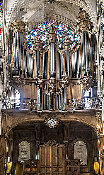 Frankreich  5. Arrondissement von Paris  Quartier Latin  Orgel der Kirche Saint-Severin