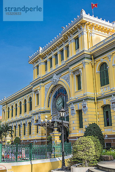 Vietnam  Ho-Chi-Minh-Stadt (Saigon)  Hauptpostamt (19. Jahrhundert  Gustave Eiffel)