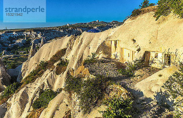 Türkei  Goreme-Nationalpark und Felsenstätten von Kappadokien  Troglodytenhäuser (UNESCO-Welterbe)