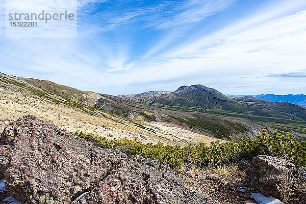 Wanderung im Daisetsuzan-Nationalpark  Präfektur Hokkaido  Japan