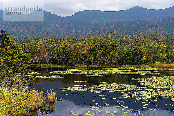 Fünf Seen  Shiretoko-Nationalpark  Unesco-Weltkulturerbe  Präfektur Hokkaido  Japan