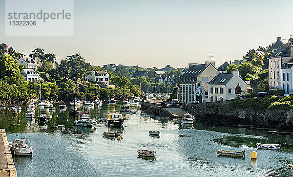 Frankreich  Bretagne  Clohars-Carnoet  Hafen von Doelan