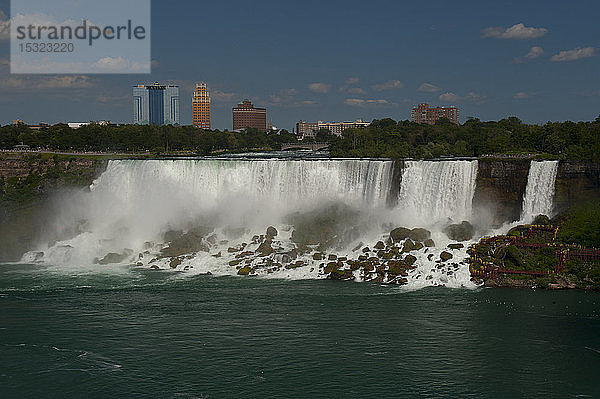 Vereinigte Staaten von Amerika Seite der Niagarafälle  Niagara  Ontario  Kanada