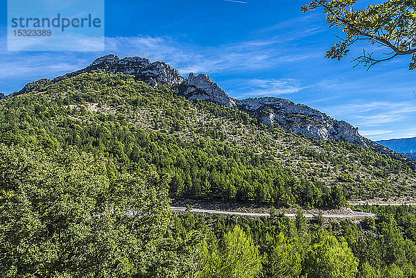 Frankreich  Drome  Regionaler Naturpark der provenzalischen Baronnies  Landschaft