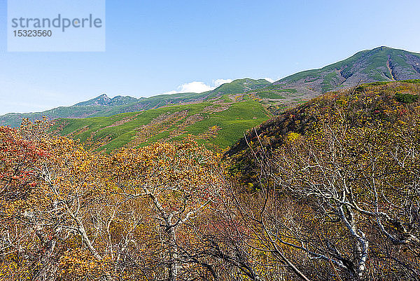 Wanderung im Shiretoko-Nationalpark  Präfektur Hokkaido  Japan