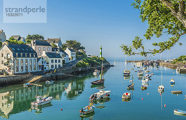 Frankreich  Bretagne  Clohars-Carnoet  Hafen von Doelan