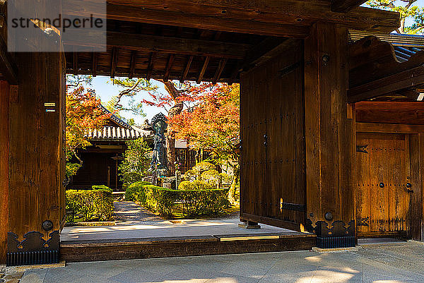 Der buddhistische Zen-Tempel Myoshinji  Kyoto  Kansai  Honshu  Japan.