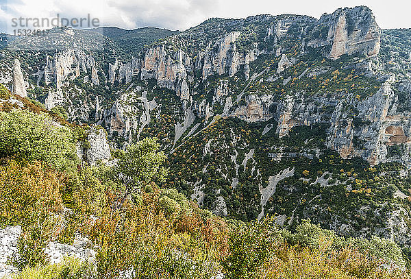 Spanien  Provinz Huesca  Autonome Gemeinschaft Aragonien  Naturpark Sierra y CaÃ±ones de Guara  Mascun-Schlucht