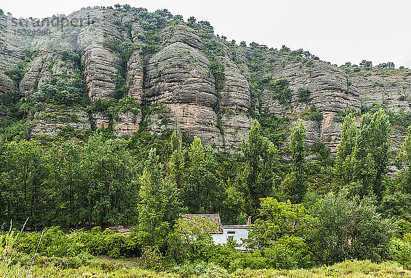 Spanien  Autonome Gemeinschaft Aragonien  Naturpark Sierra y CaÃ±ones de Guara  (UNESCO-Welterbe fÃ?r die Felsenkunst)