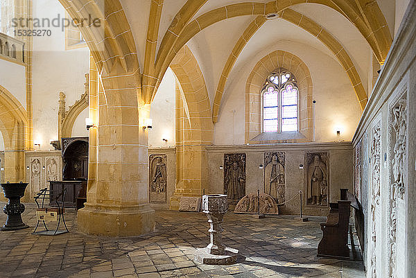 Innenansicht der lutherischen Kathedrale in Sibiu (Hermannstadt)  Siebenbürgen  Rumänien