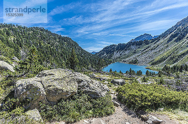 Frankreich  Hautes-Pyrenees  Haute Vallee d'Aure  Nationales Naturschutzgebiet Neouvielle  Lac des Laquettes