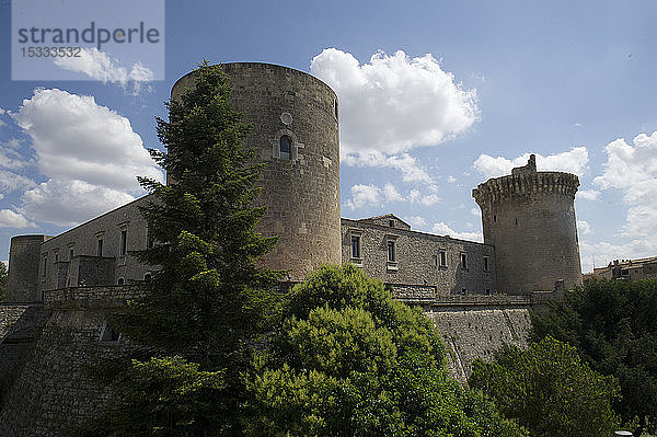 Europa  Italien  Basilikata  Stadt und Burg von Melfi  mittelalterliches Dorf