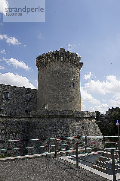 Europa  Italien  Basilikata  Stadt und Burg von Melfi  mittelalterliches Dorf