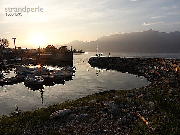 Italien  Lombardei  Luino und der Lago Maggiore