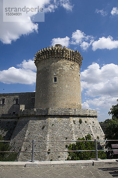 Europa  Italien  Basilikata  Stadt und Burg von Melfi  mittelalterliches Dorf