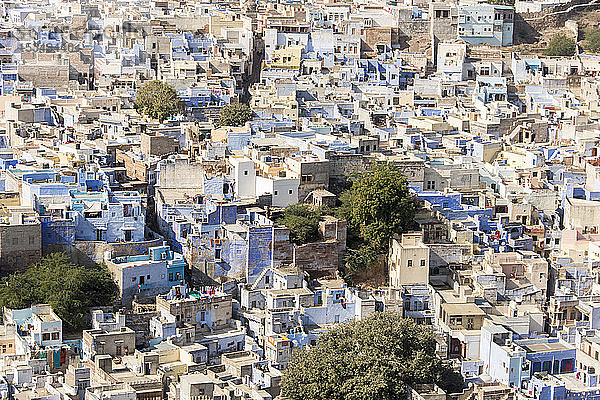 Jodhpur  Blaue Stadt (Navchokiya)  Rajasthan  Indien  Asien