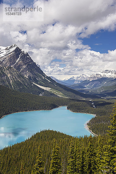 Peyto Lake  Banff National Park  UNESCO-Weltkulturerbe  Alberta  Kanada  Nordamerika