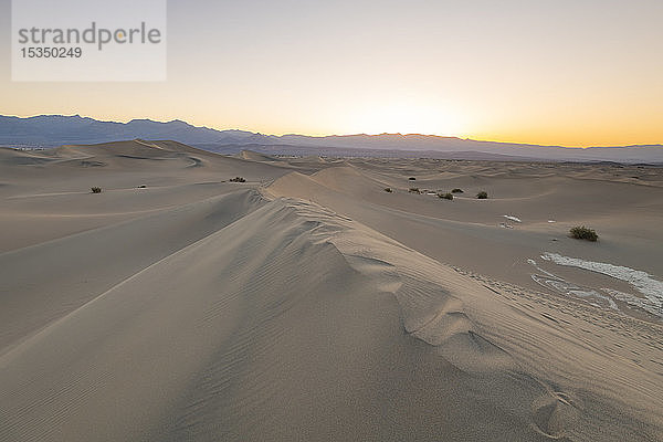 Mesquite Flat Sanddünen im Death Valley National Park  Kalifornien  Vereinigte Staaten von Amerika  Nordamerika