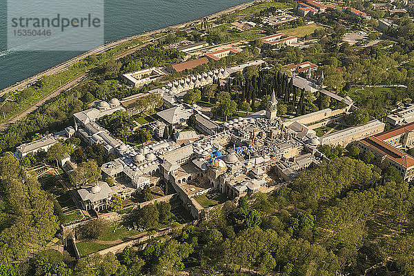 Topkapi-Palast  UNESCO-Weltkulturerbe  von oben  Istanbul  Türkei  Europa
