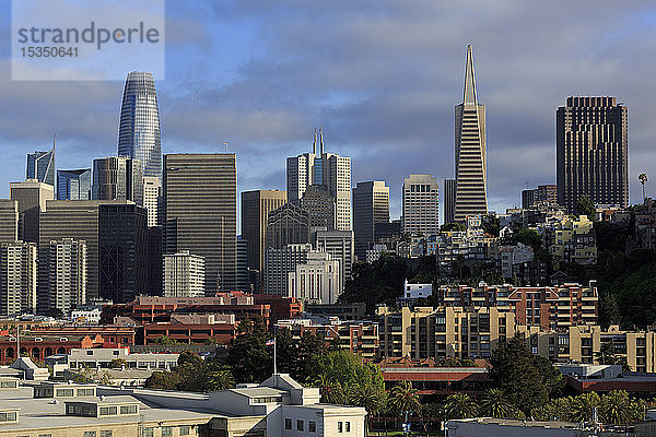 Skyline  San Francisco  Kalifornien  Vereinigte Staaten von Amerika  Nordamerika