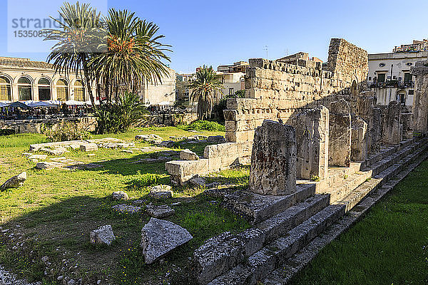 Apollo-Tempel (Tempio di Apollo)  Ortigia (Ortygia)  Syrakus (Siracusa)  UNESCO-Weltkulturerbe  Sizilien  Italien  Europa