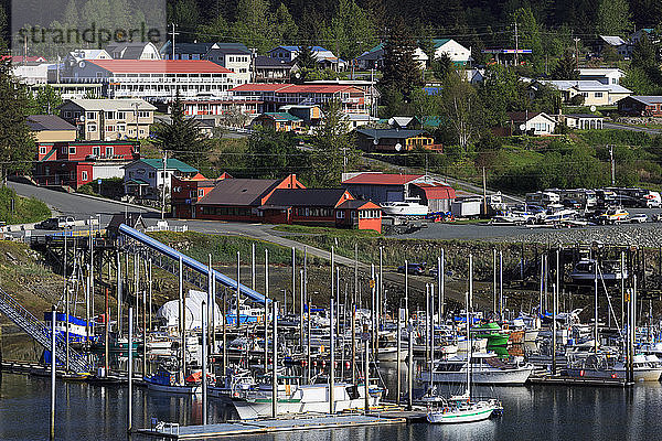 Hafen für kleine Boote  Haines  Lynn Canal  Alaska  Vereinigte Staaten von Amerika  Nordamerika