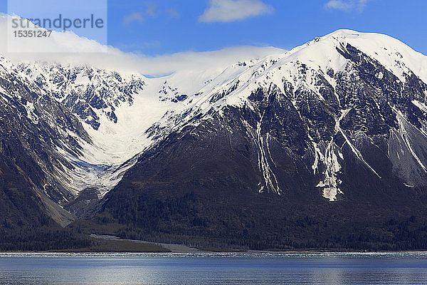 Hubbard-Gletscher  Disenchantment Bay  Alaska  Vereinigte Staaten von Amerika  Nordamerika