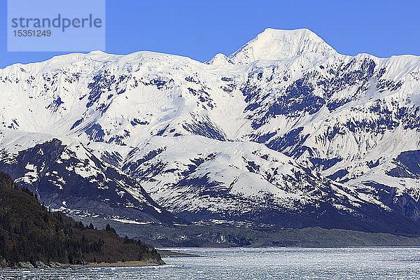 Hubbard-Gletscher  Disenchantment Bay  Alaska  Vereinigte Staaten von Amerika  Nordamerika