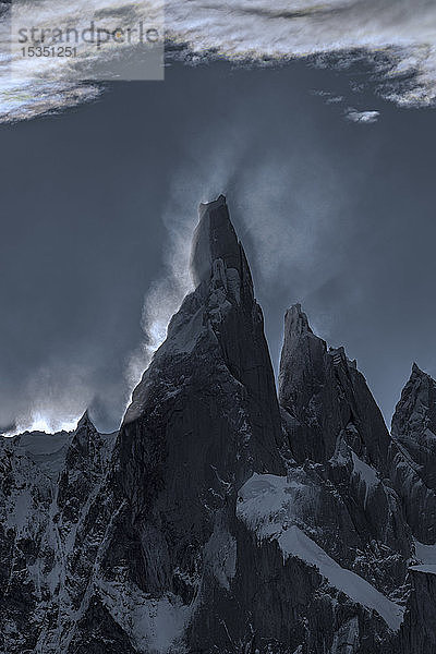 Cerro Torres  Nationalpark Los Glaciares  UNESCO-Welterbestätte  Provinz Santa Cruz  Argentinien  Südamerika