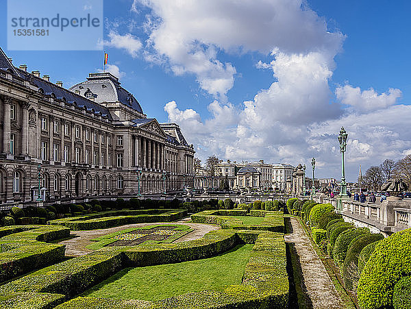 Königlicher Palast von Brüssel  Belgien  Europa