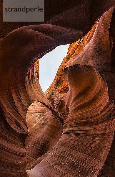 Slot Canyon bekannt als Rattlesnake Canyon; Page  Arizona  Vereinigte Staaten von Amerika