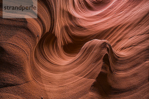 Slot Canyon bekannt als Rattlesnake Canyon; Page  Arizona  Vereinigte Staaten von Amerika