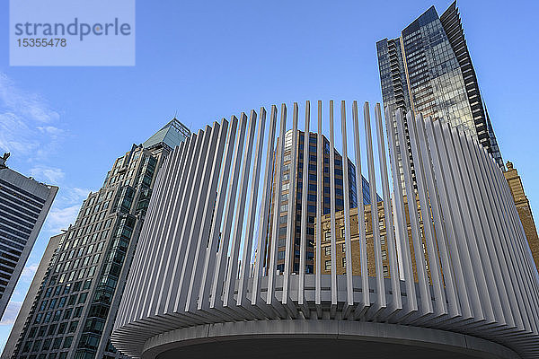 Moderne Architektur in der Innenstadt von Vancouver; Vancouver  British Columbia  Kanada