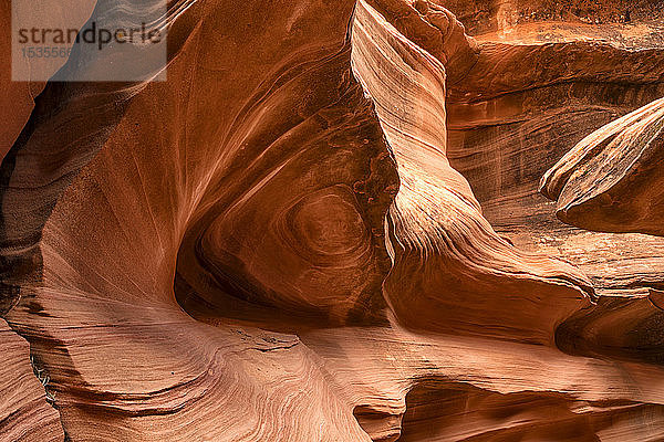 Slot Canyon  bekannt als Mountain Sheep Canyon; Page  Arizona  Vereinigte Staaten von Amerika