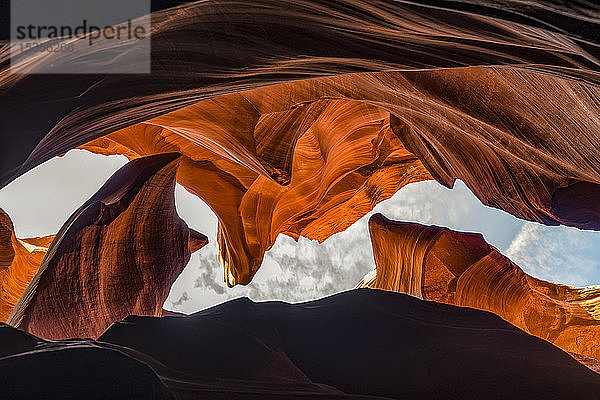 Slot Canyon  bekannt als Antelope Canyon; Page  Arizona  Vereinigte Staaten von Amerika